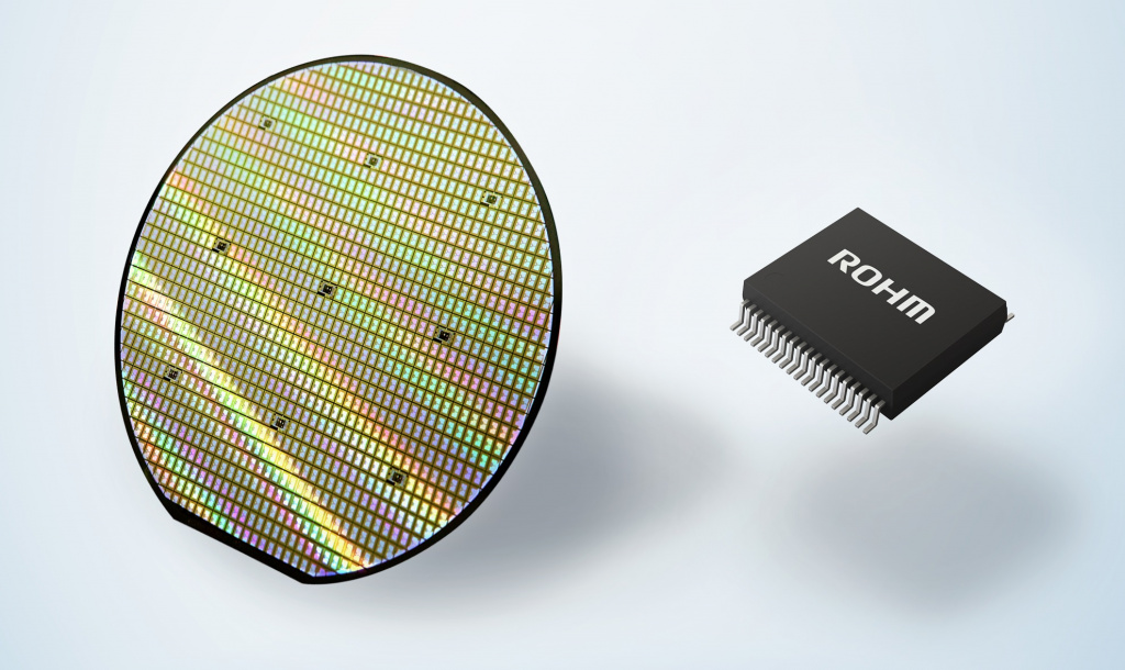 日立アステモに採用されたSiC　MOSFETとゲートドライバIC（ローム提供）