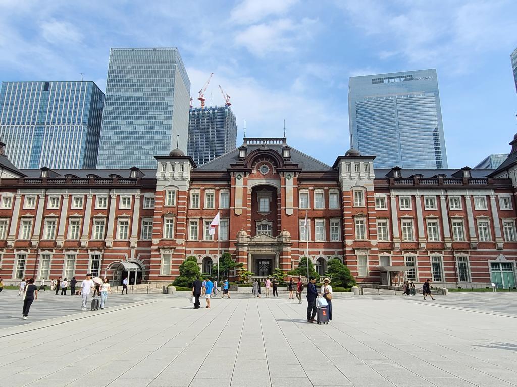 開業当時の荘厳な姿に復原された東京駅丸の内駅舎