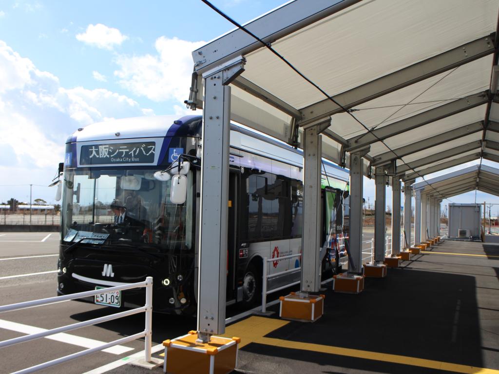 万博会場と直結する舞洲のパークアンドライド駐車場