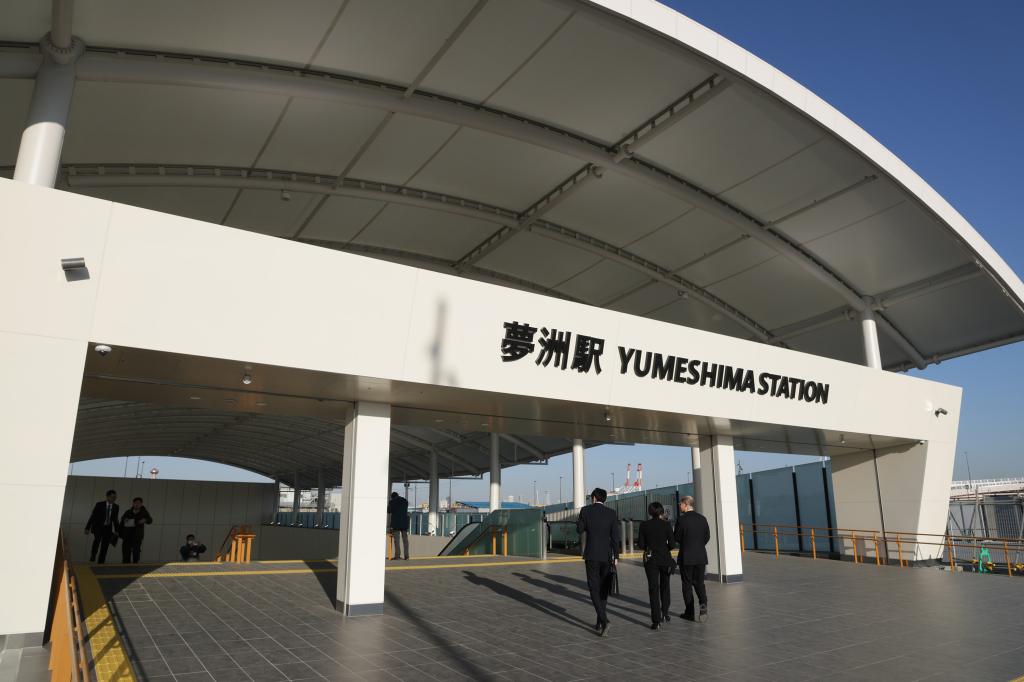 大阪メトロ中央線は１月１９日に万博会場の最寄り駅となる夢洲駅を開業。中央線は万博開催中、運行本数を２倍以上に増やす。