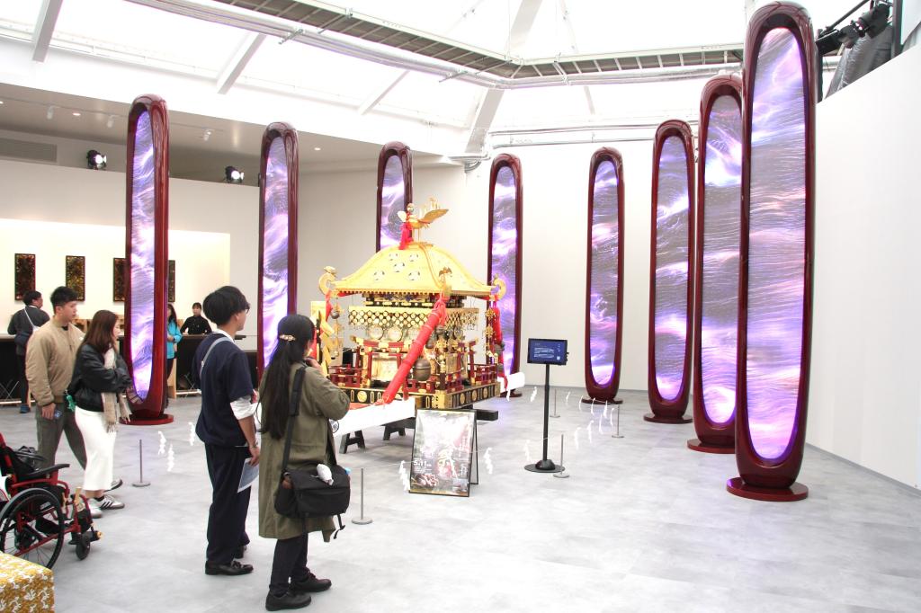 関西パビリオン内の和歌山ブース
