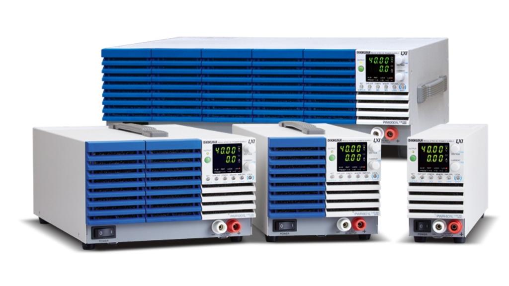 人工衛星搭載機器の試験評価などに使われる菊水電子工業の直流電源「PWR-01」シリーズ