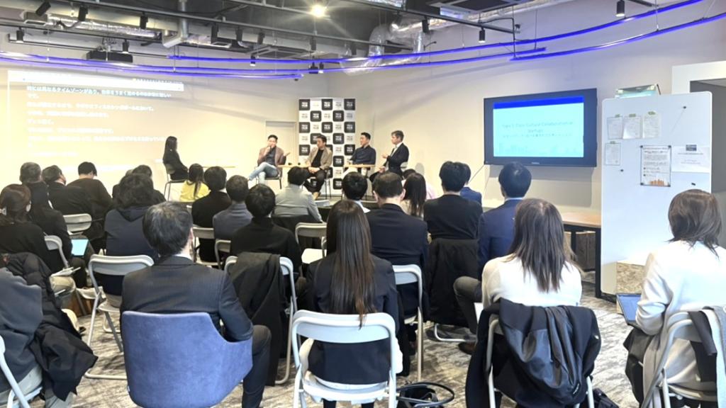 横浜市の「ＴＥＣＨ　ＨＵＢ　ＹＯＫＯＨＡＭＡ」で開いた交流イベント