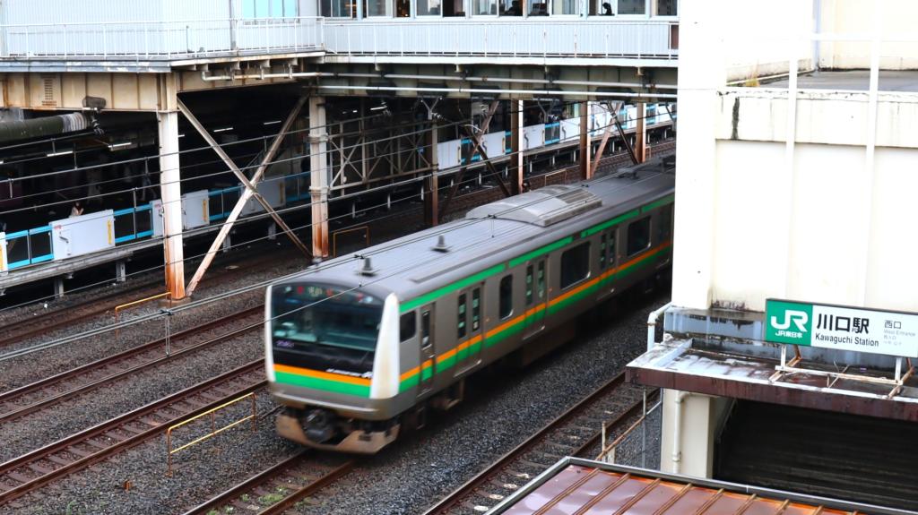 川口駅にホームを増設する