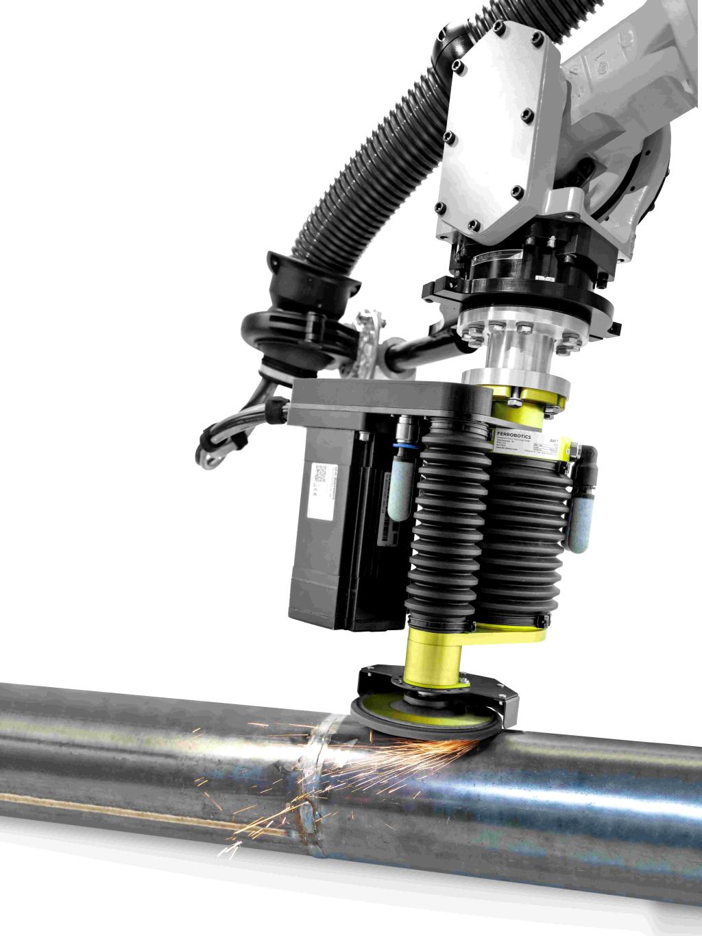 ファーロボティクスの研磨エンドエフェクターはロボットの先端に取り付けて使用する