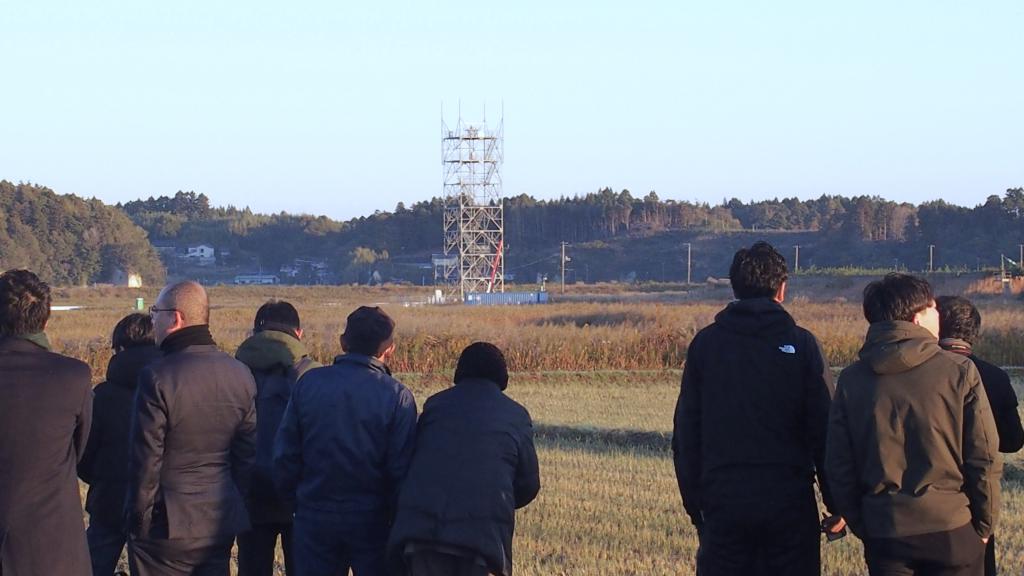 昨年１１月のＡｓｔｏｒｏＸによるロケット打ち上げには多くの人が集まった