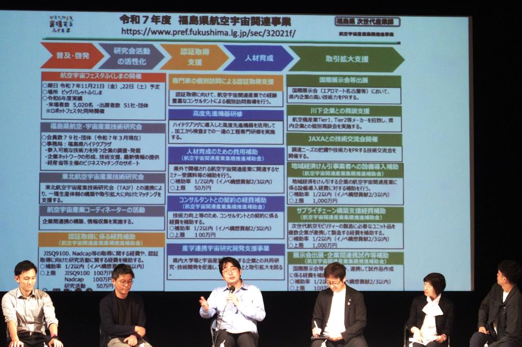 それぞれの立場で産業化への課題などが話し合われた