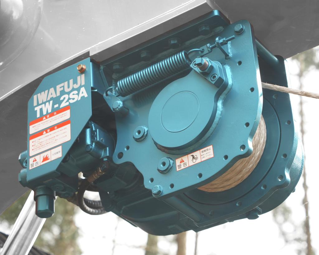 新型の木寄せウインチ