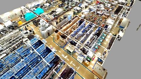 自社工場の３Ｄモデル化の一例