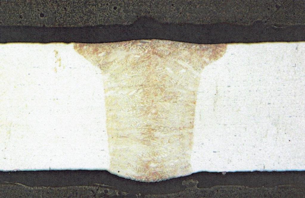 【<strong>写真３</strong>】 <strong>ハステロイＸ合金のウォブリング溶接継ぎ手</strong>