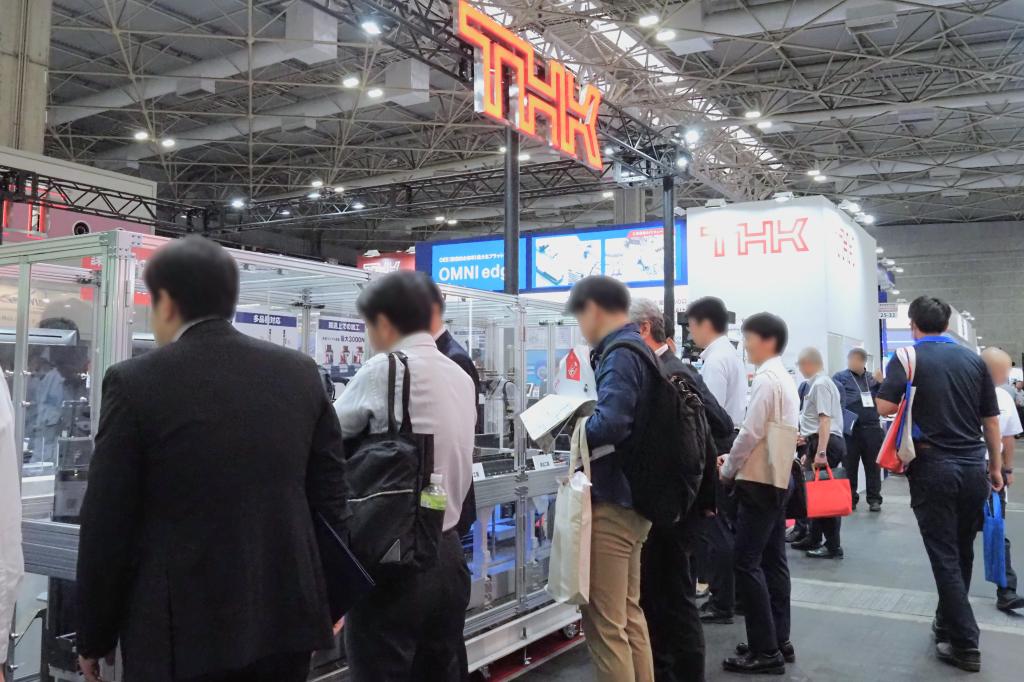 最新の製品や技術が集まる（ものづくりワールド大阪２０２４ＴＨＫブース）