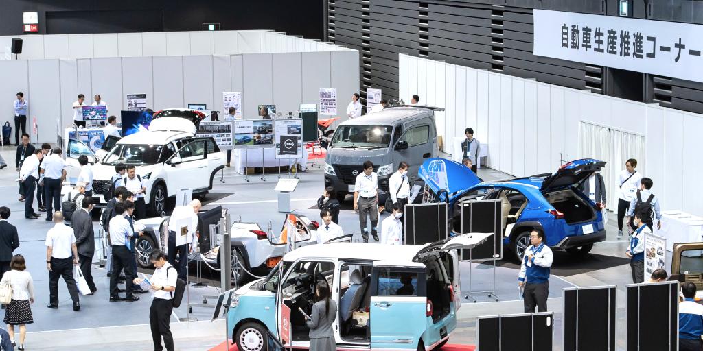 九州の自動車産業振興を図る生産車両の展示（２０２４年開催）