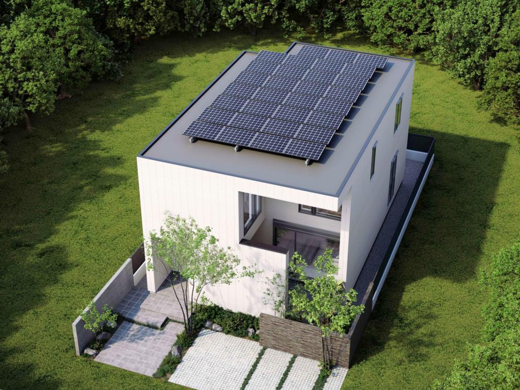 <strong>住宅の生涯ＣＯ２収支ゼロを目指す</strong>