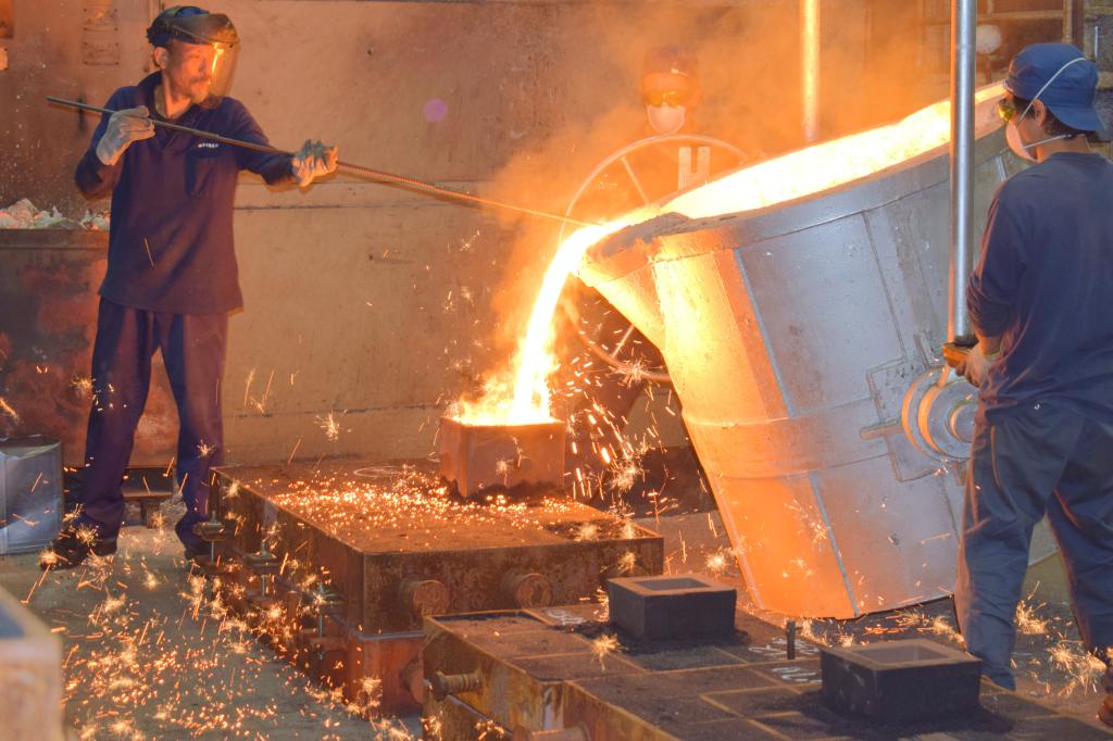 用途拡大が期待される大型サイズ鋳物