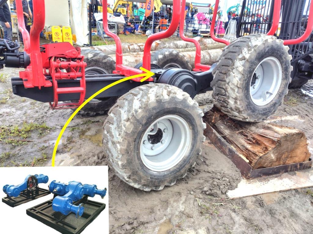 歯車技術と開発技術が融合したボギーアクスルを開発