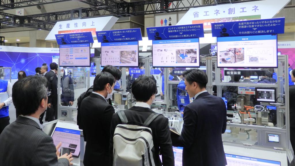 制御・駆動・計測を軸に、ＩｏＴやＡＩを駆使して製造業を支える技術が集結する（ＩＩＦＥＳ２０２４）