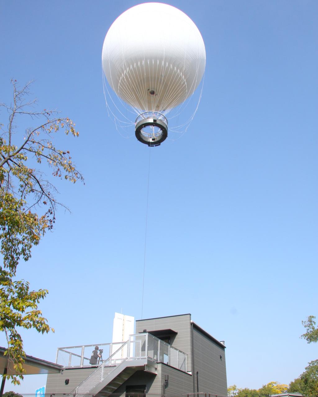 古墳を見渡せる気球は堺の新たなシンボルとなる