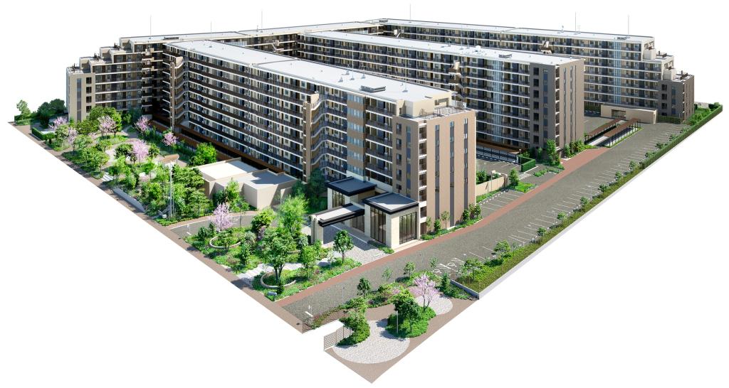 「小川住宅」の建て替え後（イメージ）