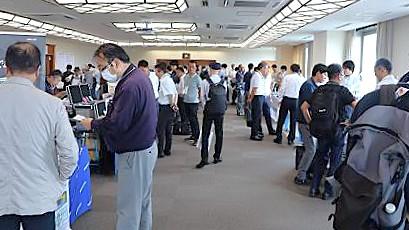 【写真３】 第１回仕上げ加工技術展（浜松）