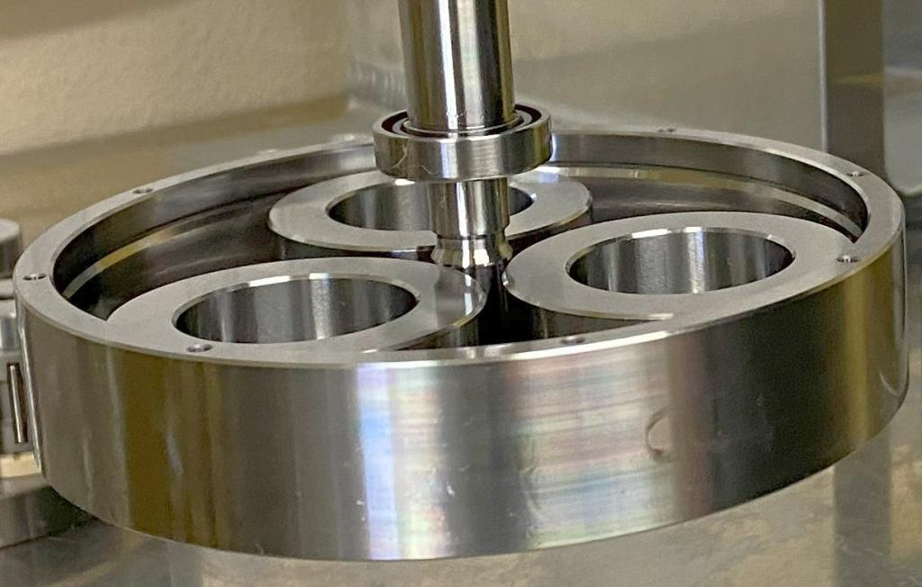 写真３　遊星ローラー試験ユニット