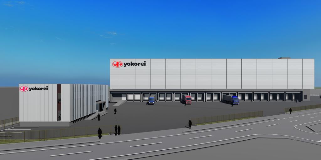 長岡物流センター（完成イメージ＝ヨコレイ提供）