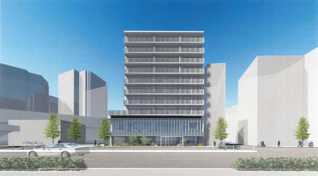 ２８年２月完成予定の碑衾支店（完成イメージ）