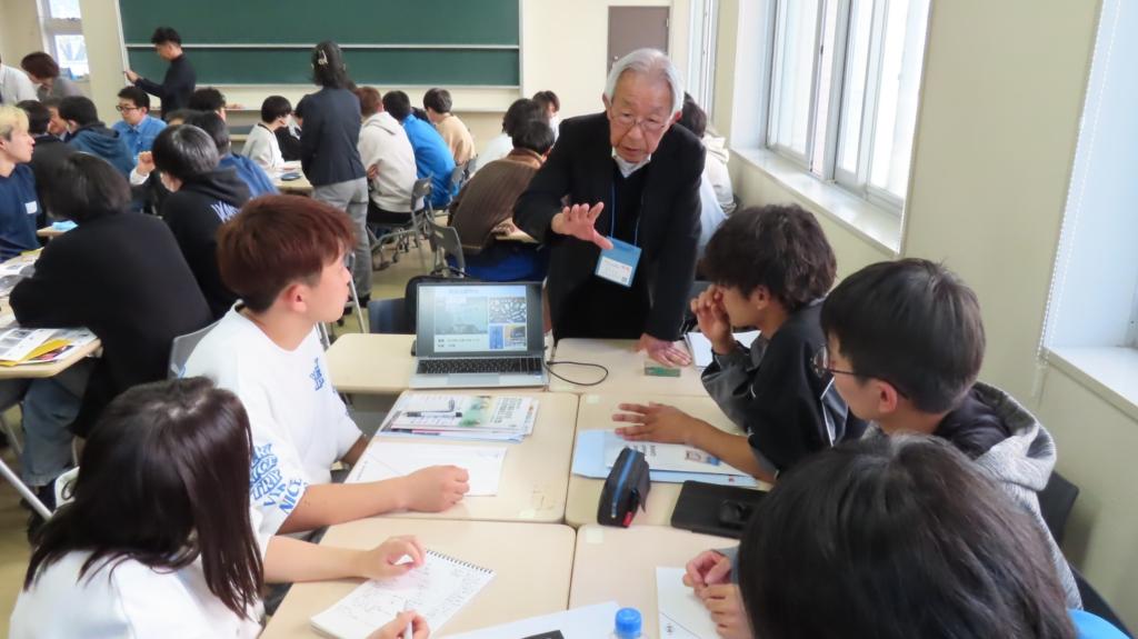 社長自らが学生に熱弁