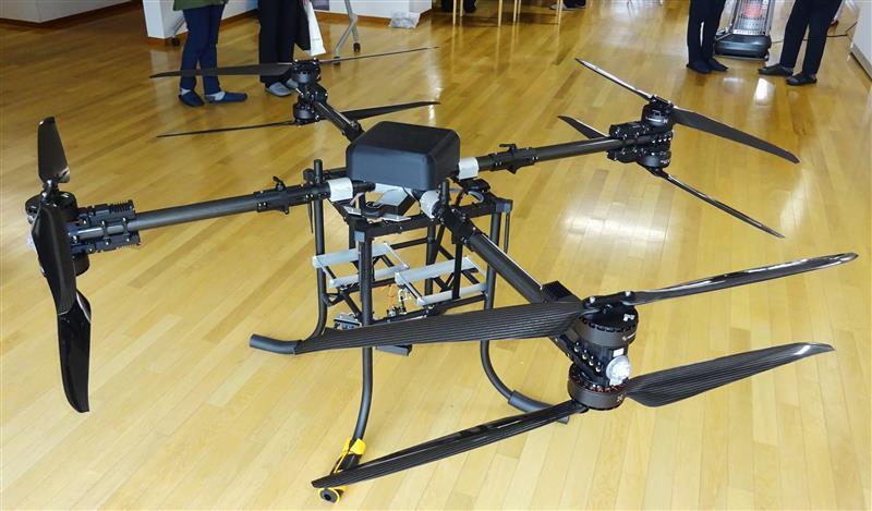 ＯＤＣの重量物運搬ドローン「Ｘ８０」