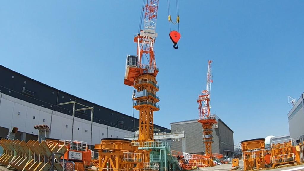 東日本ロボティクスセンターに設置した実証フィールドのタワークレーン