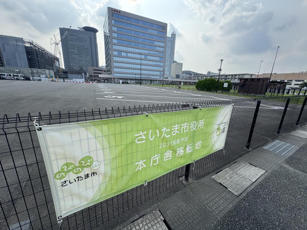 新市庁舎の建設予定地
