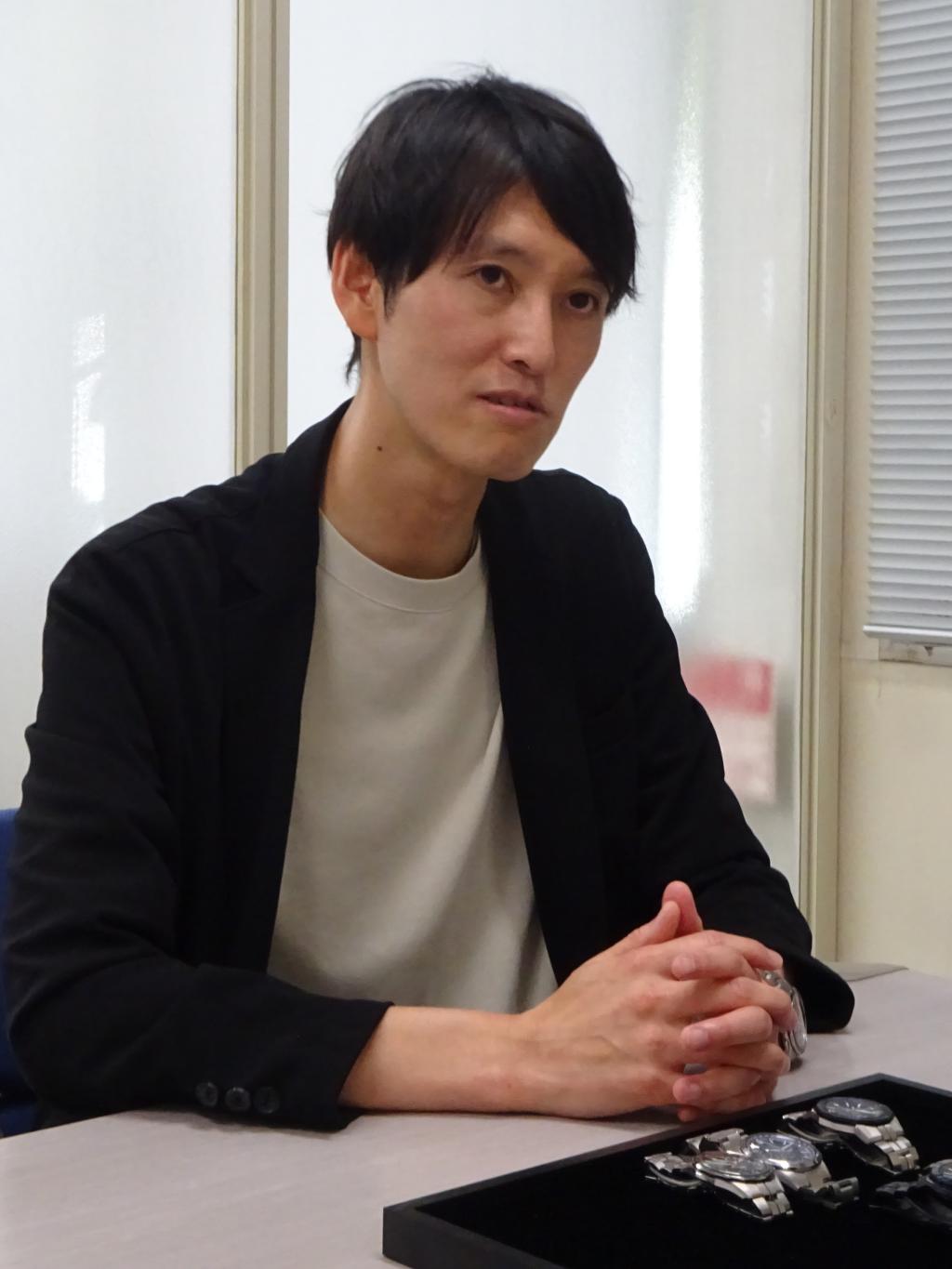 カシオ計算機　時計事業部商品企画部第二企画室リーダーの佐藤貴康さん
