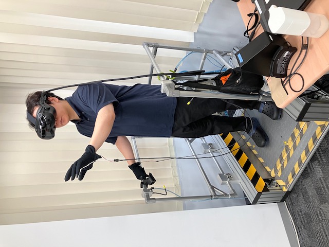 テクノメッセ東大阪特別展示のＶＲ災害体験