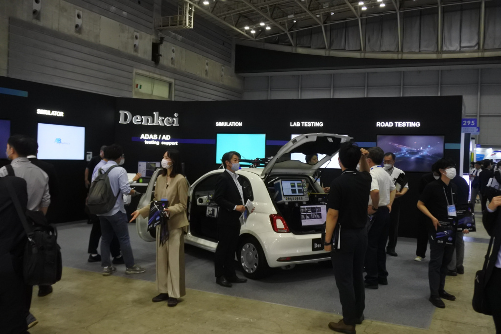 日本電計は「人とクルマのテクノロジー展２０２３」で車載関連の測定を提案した