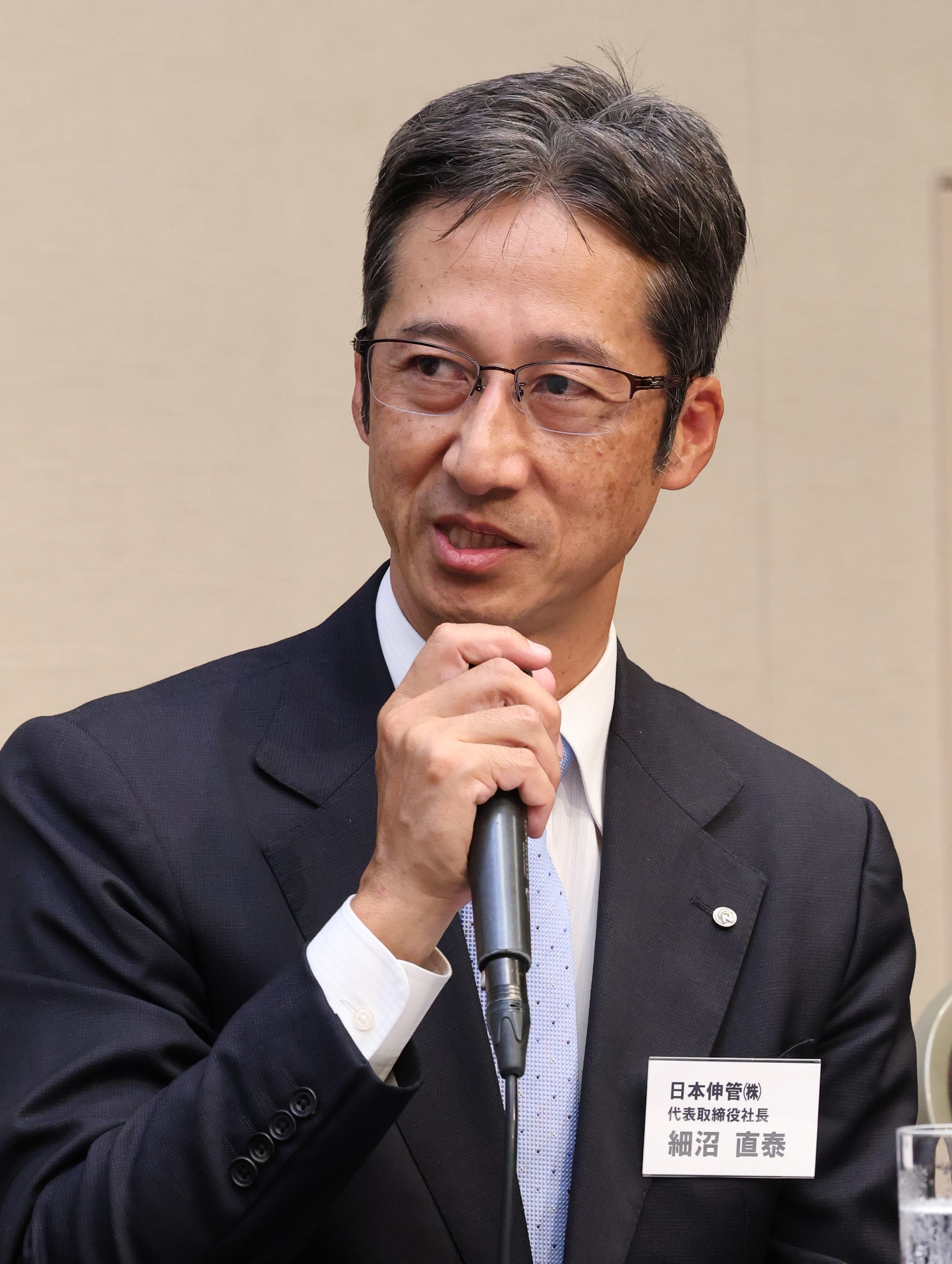 日本伸管　社長　細沼 直泰 氏