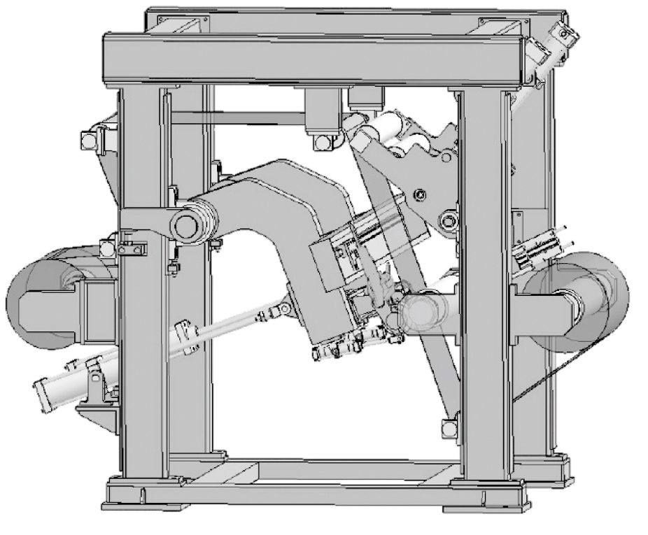 図１　トラバースカッター方式のスプライス装置（小林製作所提供）