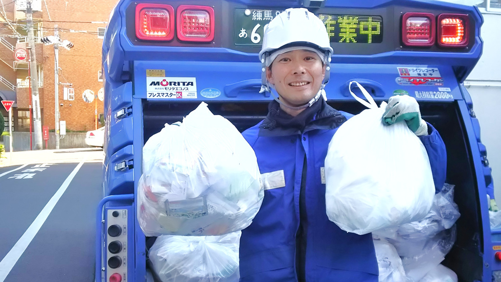 課題が山積するゴミ問題。お笑いコンビ・マシンガンズの滝沢秀一さんは、ゴミ削減における「一人ひとりがゴミを意識すること」の重要性を語った（１１面にインタビュー記事、太田プロダクション提供）