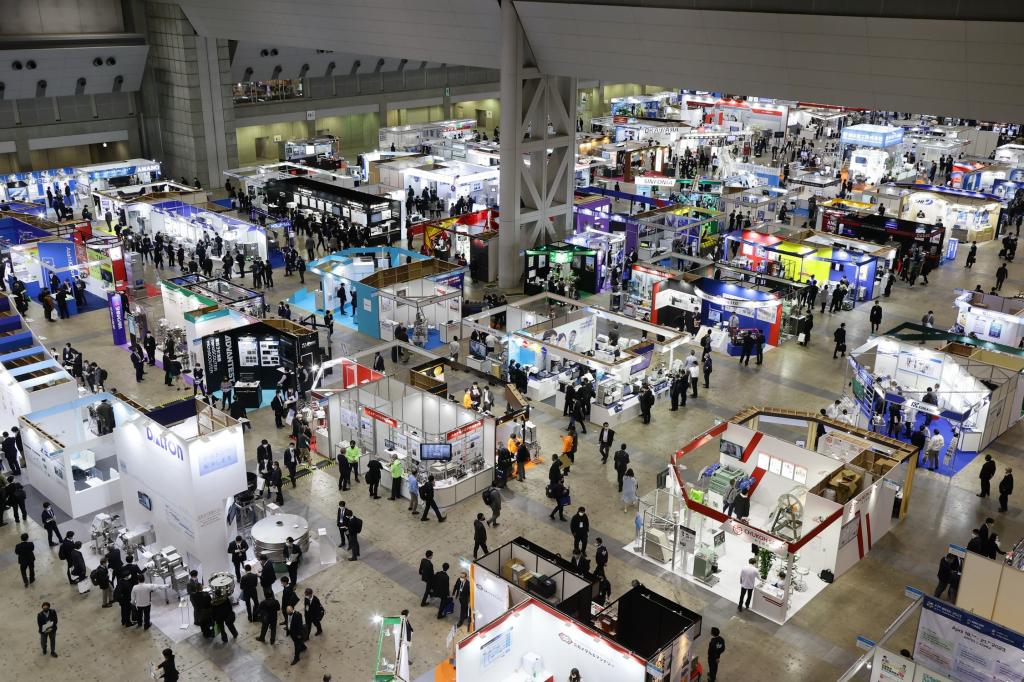 コロナ禍から回復しつつある中開かれた「国際粉体工業展東京２０２２」