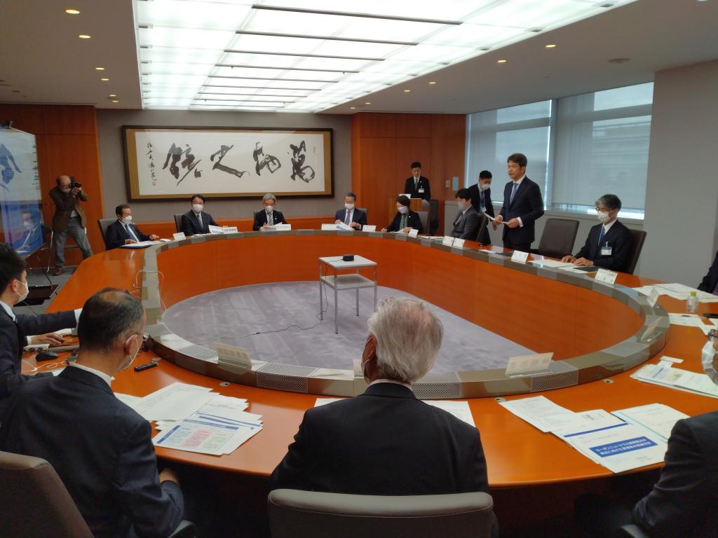 茨城県は３月にカーボンニュートラル関連産業の創出に向けた政策を議論する「いばらきカーボンニュートラル産業拠点創出推進協議会」を開いた