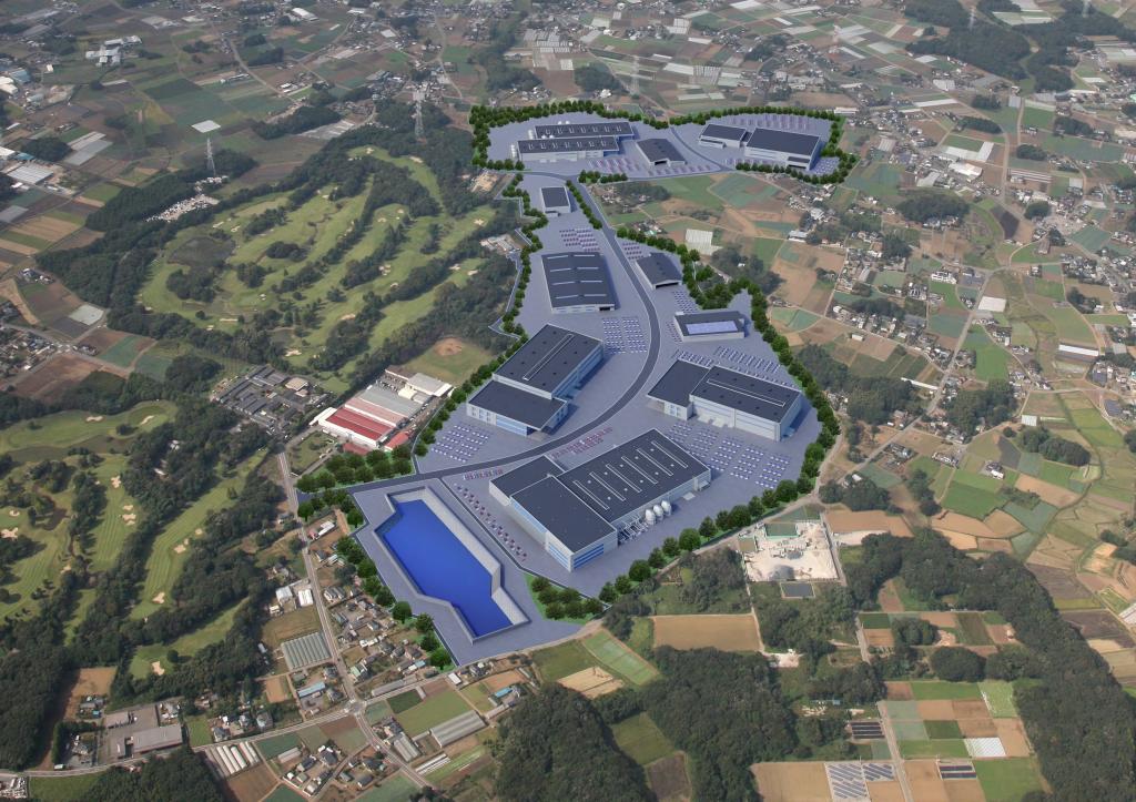 県が開発中の工業団地「フロンティアパーク板東」（イメージ）。今秋にも募集を始める