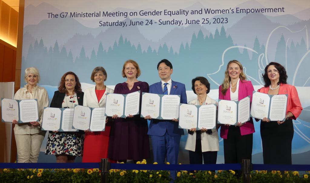 Ｇ７男女共同参画・女性活躍担当相会合で「日光声明」を採択（６月２５日）
