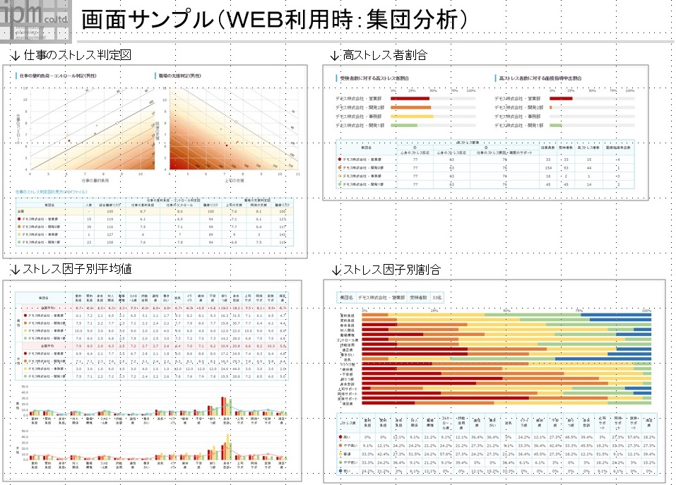 出力画面（サンプル）